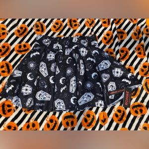 COPY - Romwe Goth Magic Coffins Flare Mini Skirt Size Large